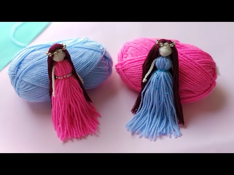 Куколка Из Ниток Своими Руками | Мк Как Сделать Куклу Из Пряжи