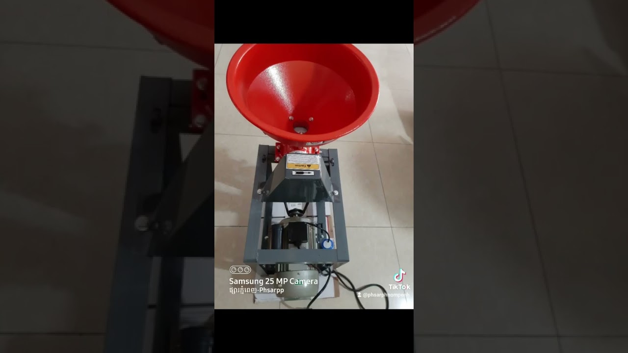 ម៉ាស៊ីនកិនស្ងួតទឹកសើម Flour Mill YouTube