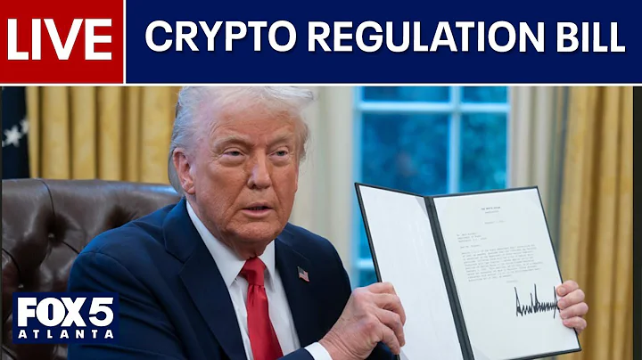 WATCH LIVE: President Trump signs historic crypto bill called the GENIUS Act