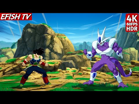 Bardock & GT Goku vs Cooler & Captain Ginyu (Hardest AI) - Dragon Ball FighterZ