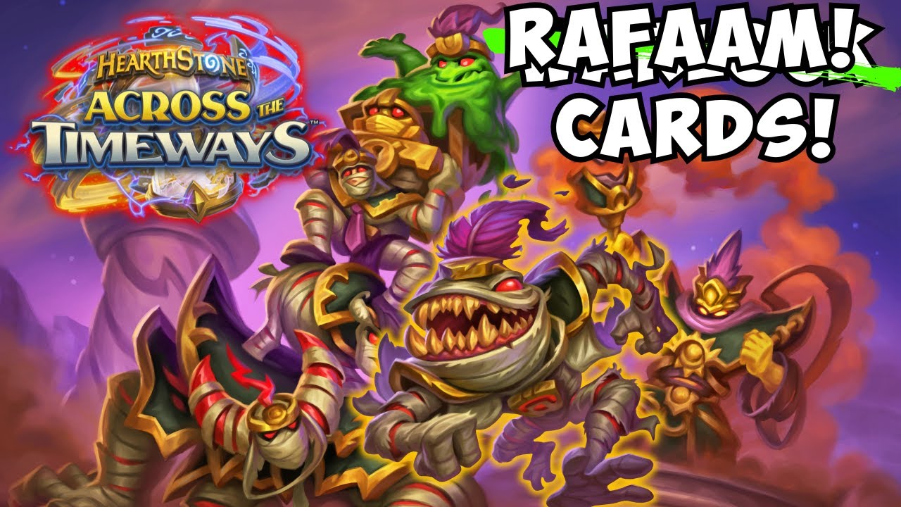 New Warlock Cards for Hearthstone Across The Timeways! Rafaam! MANY Rafaams!