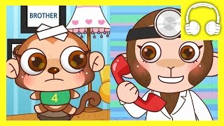 Video thumbnail of "Five Little Monkeys | Family Sing Along - Muffin Songs"