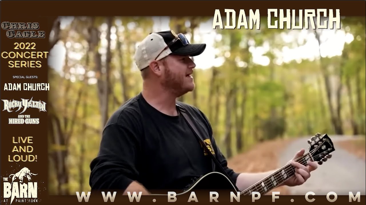 Adam Church - July 23rd at The Barn.  Barnardsville, NC