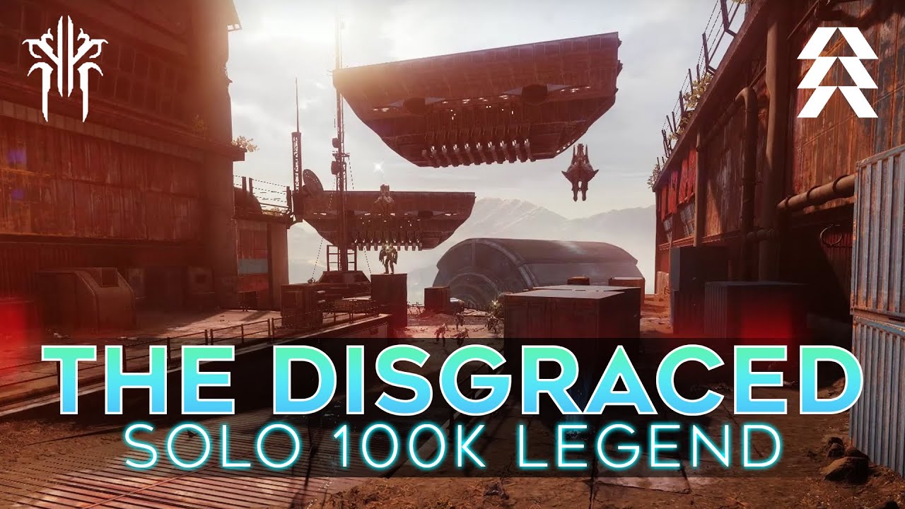 Solo Arcstrider Hunter 100k Legend THE DISGRACED Nightfall | Destiny 2: Season of Plunder