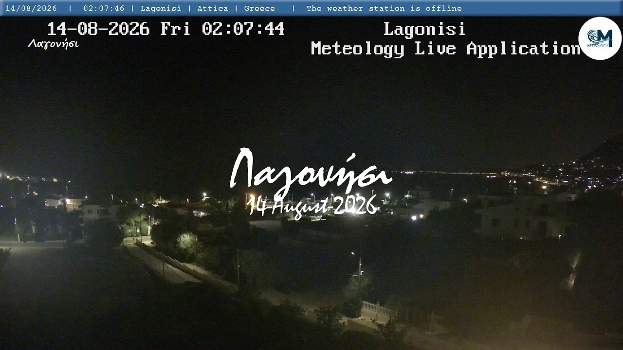 🌊 14-August-2026, Κάμερα Λαγονήσι Timelapse, Timelapses.gr 🇬🇷