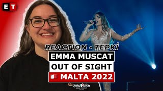 REACTION • Emma Muscat - Out Of Sight (Eurovision 2022 🇲🇹 Malta)