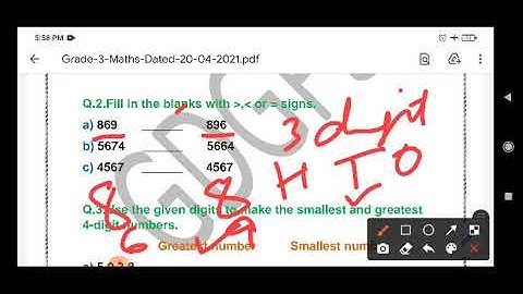 Grade 3  Math Dated 20 04 2021