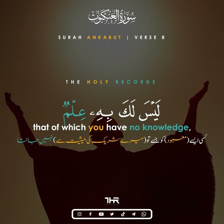 Surah Ankabut Verse 8 - Abdul Rahman Mossad Beautiful Recitation - The Holy Records - عبدالرحمن مسعد