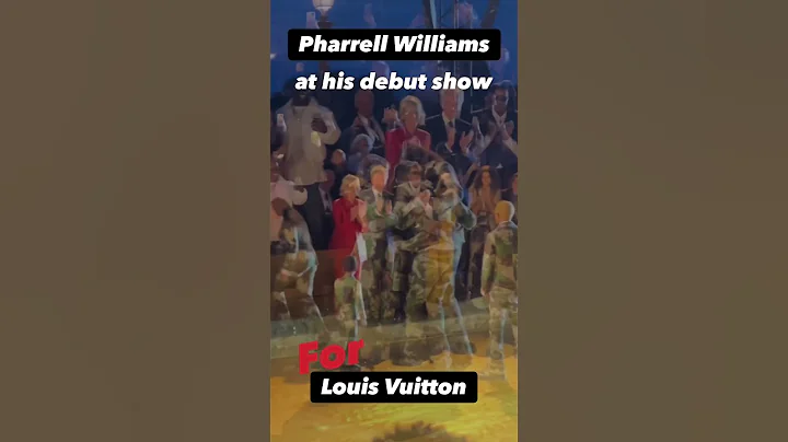 Pharrell Williams at his debut show for Louis Vuitton #shorts #celebrities