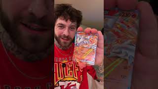 We found one pack of pokemon cards at Target and they kicked us out for opening in store 😭🙏🏻