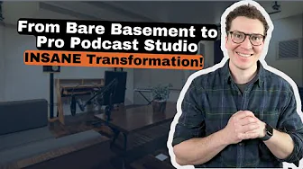 From Bare Basement to Pro Podcast Studio – INSANE Transformation!