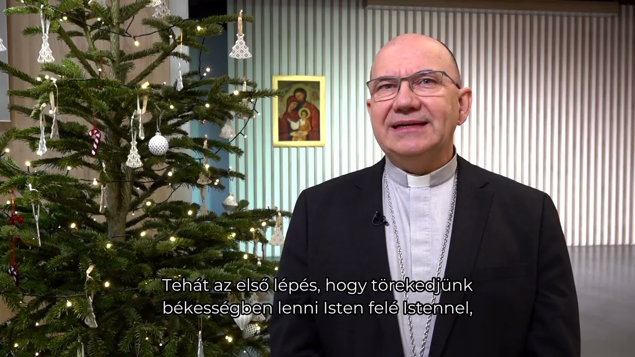 KARÁCSONYI ÜZENET 2025 – MARTON ZSOLT VÁCI PÜSPÖK