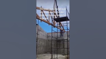 Timber TRUSS gives magnificent look and good structural purpose #truss #shorts #interiordesign