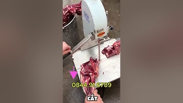 Máy cưa xương vô cùng hiệu quả trong chế biến thực phẩm