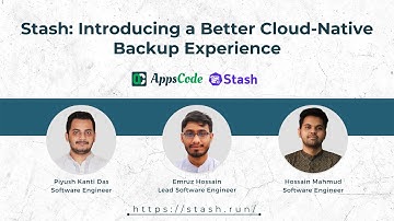 Stash Introducing a Better Cloud-Native Backup Experience | Kubernetes Backup & Restore Solution