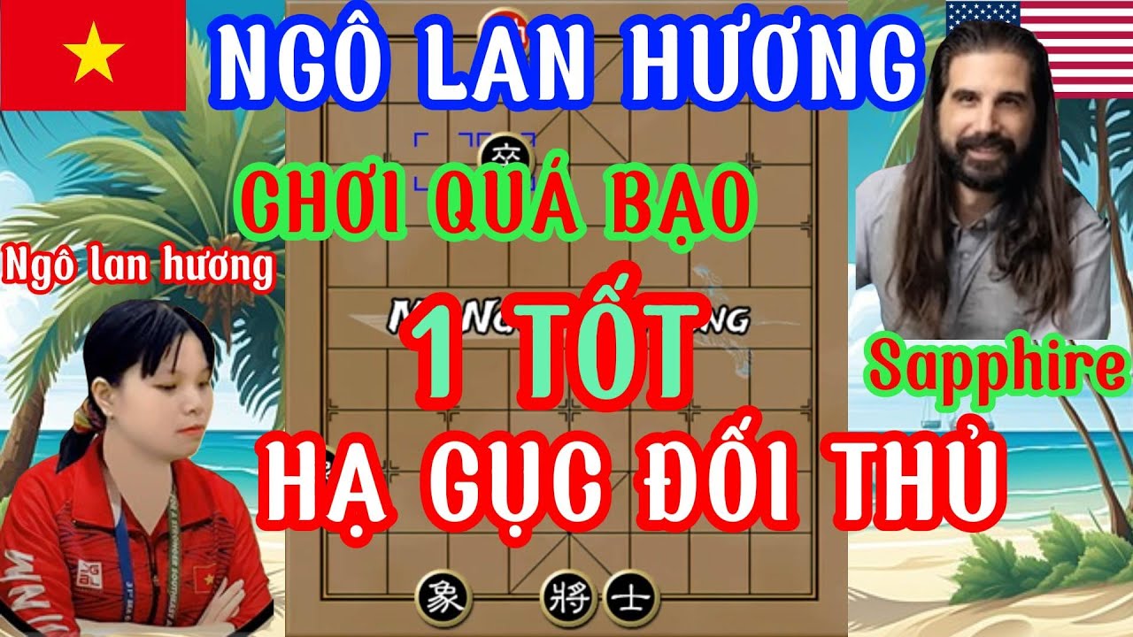 Ngô Lan Hương gặp cao thủ rất mạnh phế cả 2 xe hạ người Mỹ bằng 1 con tốt...