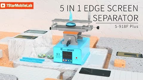 SUNSHINE S-918F PLUS 5 in 1 Curved Screen Separator Edge Screen Separate Machine for Glue Removal