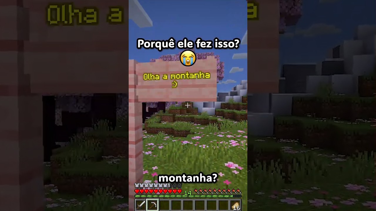 Porque Ele Fez Isso Comigo? 😭 #minecraft #minecraftshorts #minecraftmemes #memes