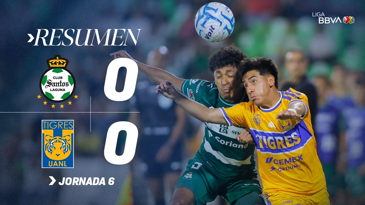 [리가 BBVA MX] 산토스 라구나 0 : 0 티그레스 UANL 경기 결과·하이라이트