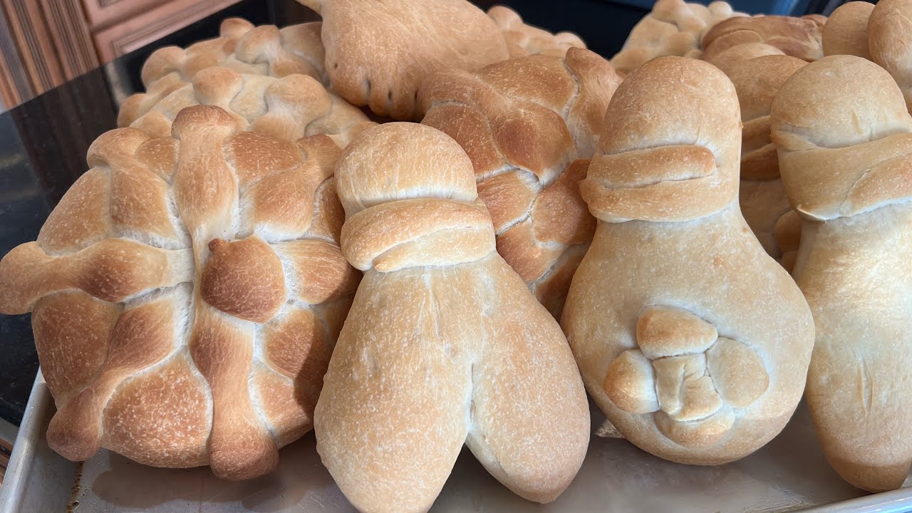 Receta de pan de sal o pan de muerto