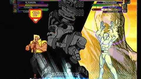 MvC2: Amazing DHC Battle  - 5 Supers in less than 1 second (Psy/Anak/Chun vs Ice/Tha)