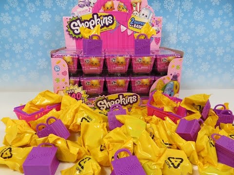 Full Box Shopkins Season 2 Palooza Opening Unboxing Blind Baskets