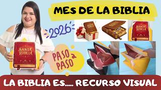 BIBLE MONTH 2026 - The Bible is - Visual Aid - Craft - Giant Foldable Card