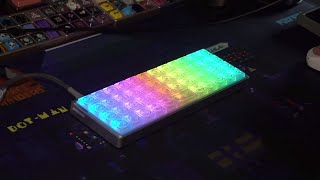 I Tried Ortholinear For The First Time Epomaker Luma40 Review 40% Keyboard