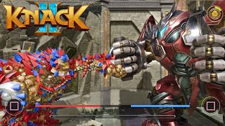 Knack 2 | 2 Player Chapter 6 Hidden City and Battle Boss Fight (PS5) co-op Gameplay, Game Mode Hard