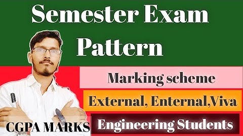 Semester_Exam_Pattern for Engineering College! Marking Scheme of Semester Exam And Aku Exam!!