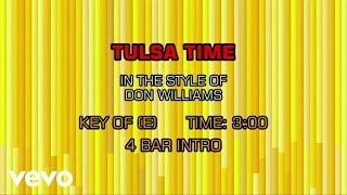 Don Williams - Tulsa Time (Karaoke) chords