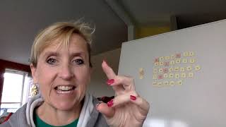 Level 1 Fundations building words with digraphs, buddy letters and sentences.