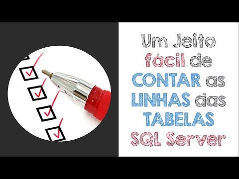 Vídeo: Como faço para contar registros em uma tabela no SQL Server?