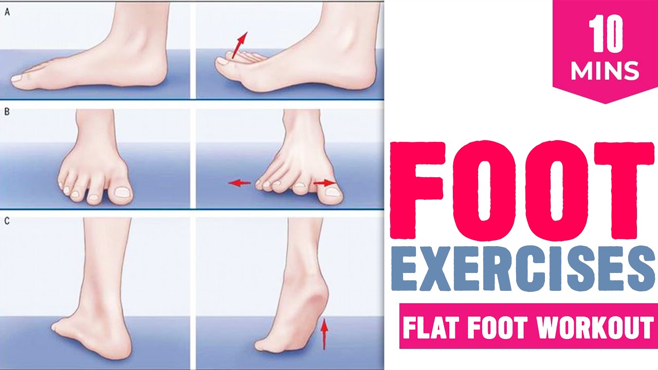 Foot exercises at home |flat foot exercise |ankle strengthening & stretch exercise .