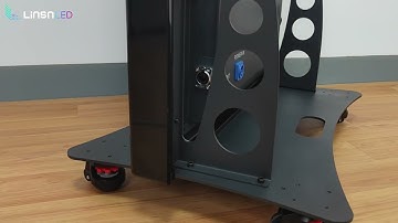 New Upgraded LC60C LED Poster Display with Adjustable Wheels & Seamless Splicing!