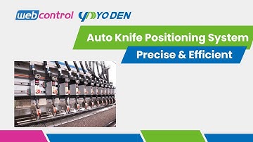 Auto Knife Positioning System | Yo Den #slittingmachine #slitter #automatic #knifepositioning