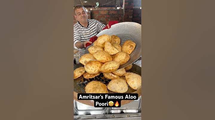 Amritsar’s Famous Aloo Poori🤩🔥|| Indian Street Food