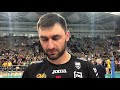 Sokolov dopo la vittoria nella Semifinale europea di andata