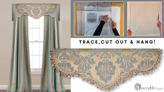 DIY valance kits - Make beautiful custom window valances without sewing! #valance #homedecor