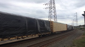 CSX and Norfolk Southern Trains Through Bound Brook, NJ