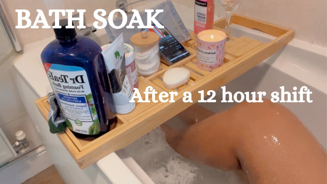 SHOWER ROUTINE | BATH SOAK with Dr Teal’s Epsom Salts 