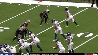 Geno Smith 36 Yard Touchdown Pass to Tyler Lockett | Seahawks vs Saints