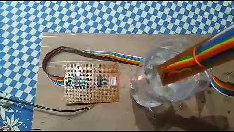 Water level indicator using seven segment display