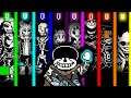 Ink!sans fight 0.39　Phase3-EX AllBosses (HP198) 【Inktale】