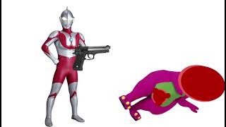 Free Like Picture: Ultraman Kills Barney The Fatass Guy
