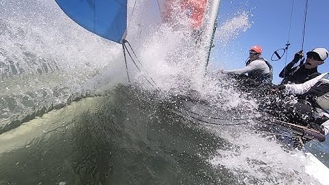 Hobie 16 nosedive save!!