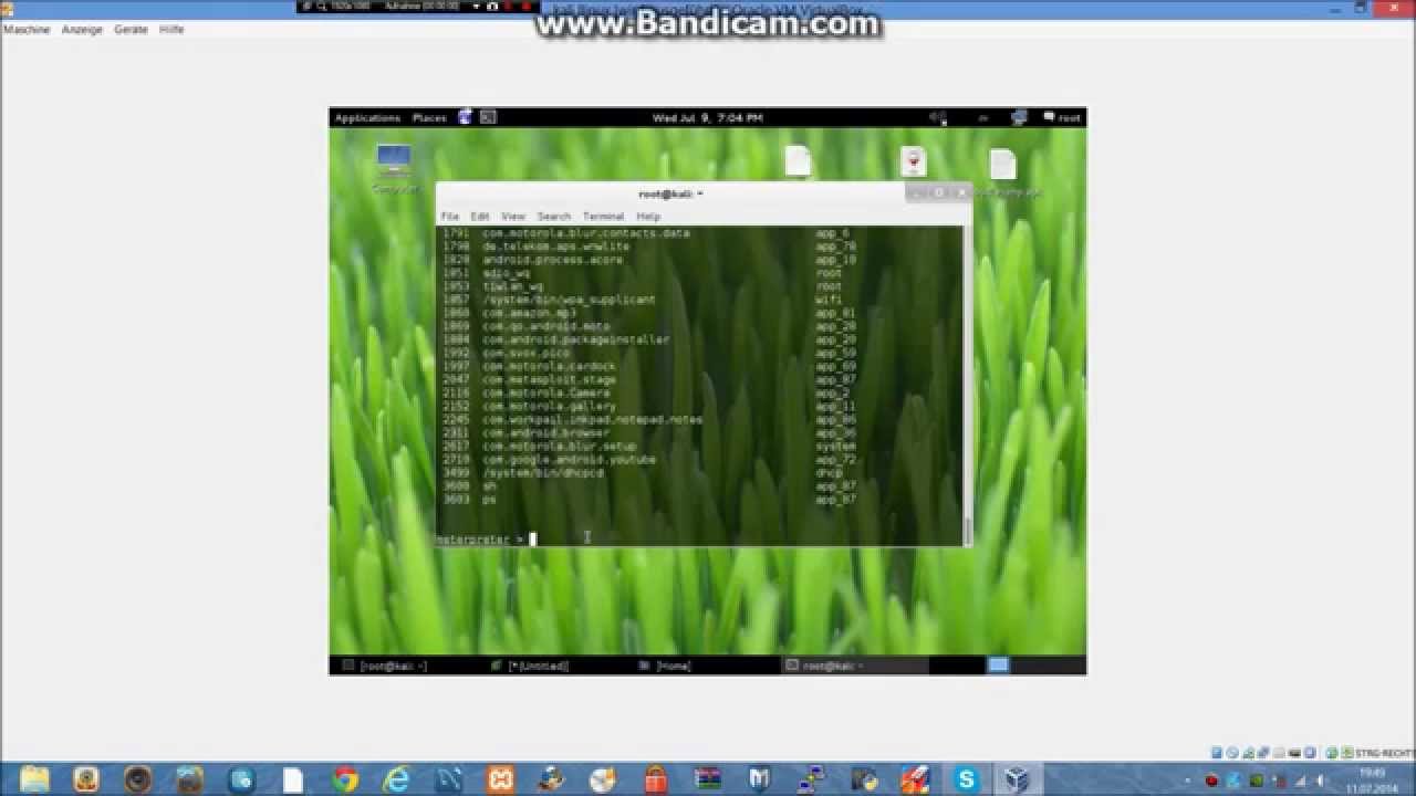 Kali Linux Tutorial Metasploit Android Backdoor erstellen 02 YouTube