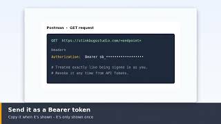 API Tokens and Postman | StinkBugs Studio