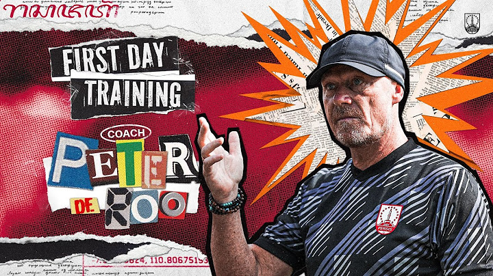 Sesi Latihan Perdana bersama Peter de Roo ⚽️ 🔴