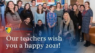 Our teachers wish you a happy 2021 - Liden & Denz
